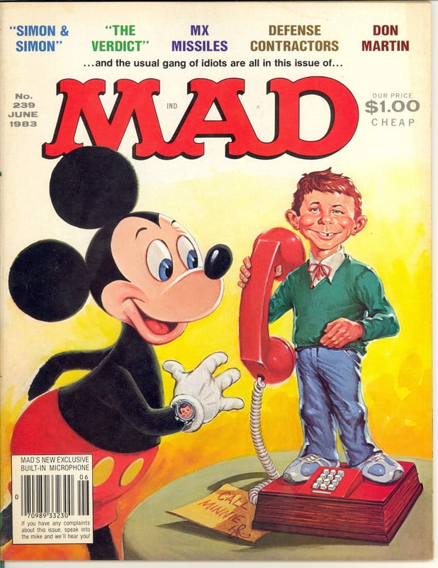 MAD Magazine Vintage Collectible #239 JUNE 1983