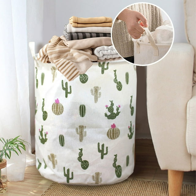 Grand Panier Sale avec Poignée Panier de Rangement Intérieur Pliable Organisateur de Poupées