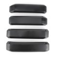 thumbnail image 1 of 4 piezas de manija de puerta interior cubierta de cuenco embellecedor de grano de fibra de carbono apto para Ford F150 2015-2020, 1 of 13