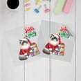 thumbnail image 3 of Santa is Coming Ragdoll Merry Christmas Xmas Noel Truck Tree Cutout Transfer Sticker Cat Lover Kitten Owner Gifts Idea Transparent Decal Art Decor - 02023, 3 of 5
