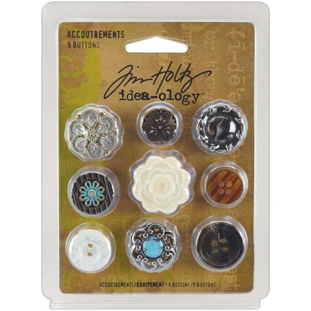 Idea-Ology Accoutrements 9/Pkg-Classics Buttons