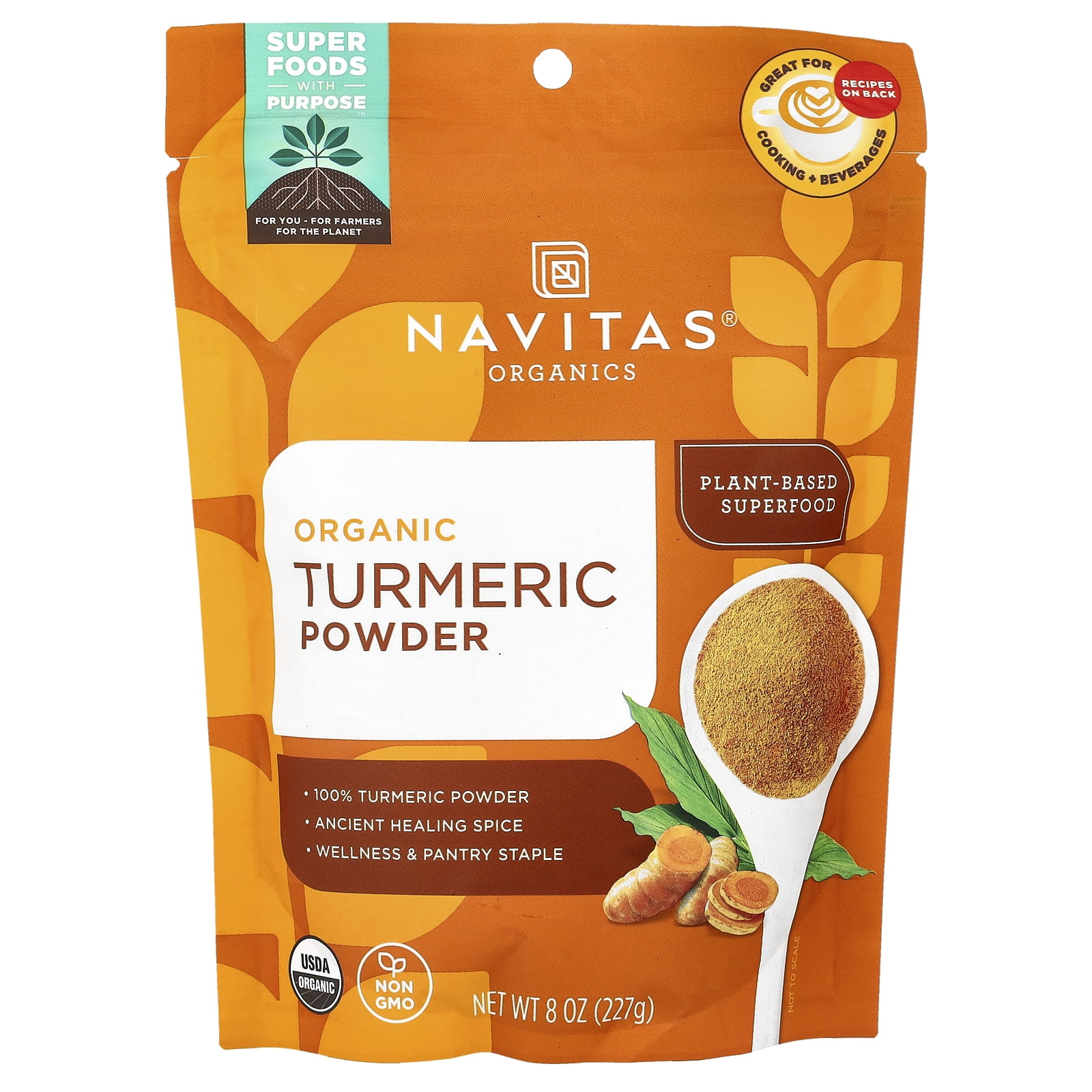 Navitas Organics Turmeric Powder, 8oz