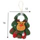 thumbnail image 3 of Adornos navideños para la puerta de la familia: muñecos de Papá Noel, renos y osos colgantes para el árbol de Navidad, 3 of 4