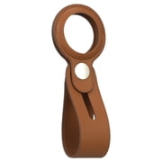 AirTag Leather Loop - Saddle Brown