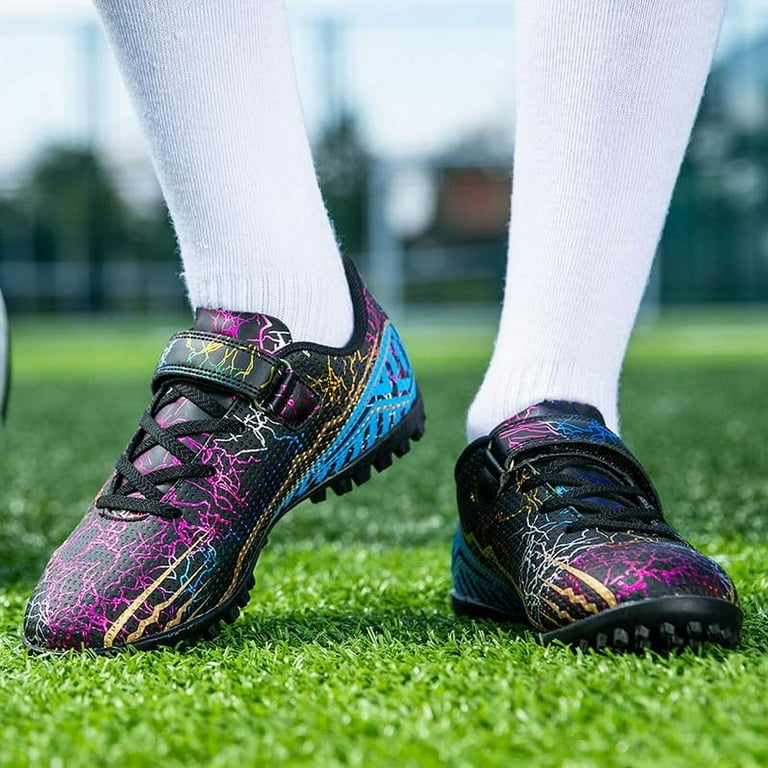 Boys Girls Indoor Turf Soccer Shoes Kids Soccer Cleats Athletic Football Shoes Toddler Little Kid Big Kid Walmart