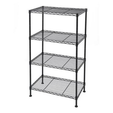 4 Tier Heavy Duty Wire Metal Adjustable Organizer Storage Shelf Shelving Rack US