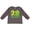 Charcoal Grey, variant on Inktastic 2nd Birthday Prince Frog Boys Long Sleeve Toddler T-Shirt