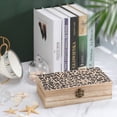 thumbnail image 4 of 7.9×2.3 In Wooden Boxes Durable Easy To Use Dustproof Prevent Slippery Delicate And Cabinet Leopard_3, 4 of 8