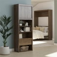 thumbnail image 6 of Signature Sleep Single Side Cabinet for Murphy Wall Beds in Walnut, 6 of 9