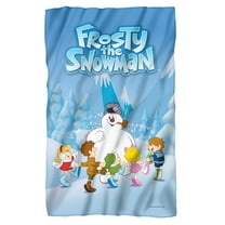 Frosty The Snowman Blanket, 36"x58", Frosty and Kids, Fleece Blanket