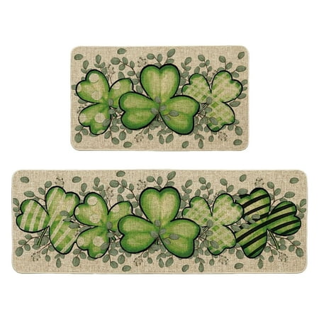 

Kitchen Mats Irish Festival Farmhouse Mats For Floor Decorations Decorative Irish Festival Kitchen Decor Inch Set Of 2 16x24 Inch And 16x43 Hot Sale Clearance