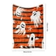 thumbnail image 3 of Manta de franela de Halloween de 130 x 100 cm, suave y cálida, de poliéster, para siesta, manta de aire acondicionado, multicolor, acogedora, ligera, con diseño en capas para fiestas de Halloween,, 3 of 6