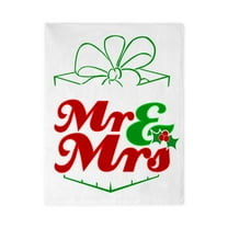 CafePress - First Christmas As Mr. &Amp; Mrs. - Twin Duvet Cover, Printed Comforter Cover