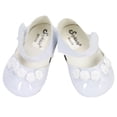 thumbnail image 4 of Sophia's Faux Leather Dress Shoes with Ankle Straps and Rosettes for 18" Dolls, White, 4 of 5