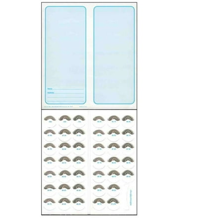 Automatic Coin Wrap - $10.00 Blank Coin Folder Blue (Pkg of 50)