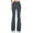 Dark Gray, variant on Mgmyaa Women's Flared Bootcut Athletic Pants Pocket Booty Lifting Design Elastic Waist Casual Sporty Style Everyday Activities and Office Work Pants