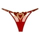 thumbnail image 3 of Tanga en forma de corazón para mujer, 2D, linda, gordita, transpirable, cintura baja, cintura fina ajustable, ropa interior, 3 of 6