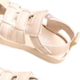 thumbnail image 5 of BXJX Girls Summer Sandals, Closed Toe Slip-Resistant Ankle Strap Solid Color Shoes for Kids White Size 10(Little Kids), 5 of 7
