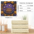 thumbnail image 3 of 6 Pieces of Kitchen Towels Ultra Soft Absorbent Quick Drying Dish Cloths 11×11inch Bees and Lavenders, 3 of 9