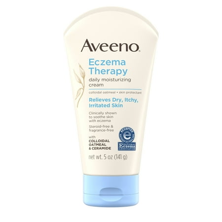 aveeno eczema therapy cream oz moisturizing oatmeal daily cvs walmart