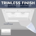 thumbnail image 4 of LUXRITE 2-Head Rectangle Regressed Trimless Gimbal LED Recessed Light 360 + 15 Swivel 5CCT 30W 2000LM 60 Dimmable 2PK, 4 of 7