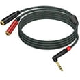 thumbnail image 4 of 6.35mm Stereo Splitter Y Cable Stereo Male to Double 6.35mm Female Microphone Headphone Splitter, 4 of 9