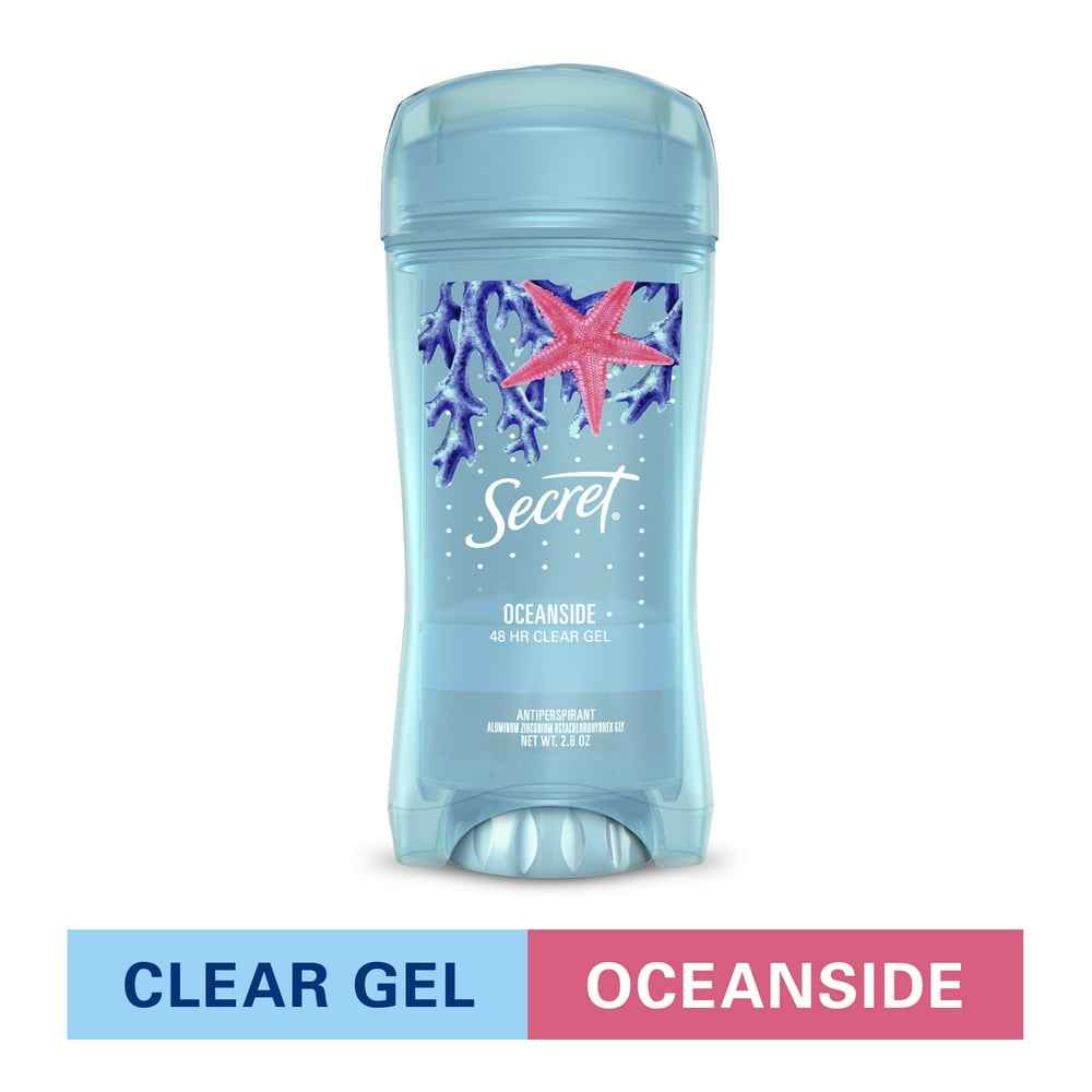 Secret Fresh Antiperspirant and Deodorant Clear Gel, Oceanside, 2.6 Oz