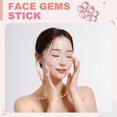 thumbnail image 4 of Uxcell Flower Self-Adhesive Rhinestone Stickers,Face Gems Jewel Stickers Crystal Embellishment Sheet Lake Blue 5, 4 of 7