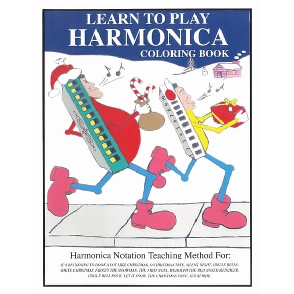 Learn to Play Harmonica: (Coloring Book), (Paperback)