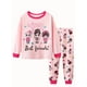 thumbnail image 1 of Conjunto de pijama informal con cuello redondo y estampado animal para niña, 2 piezas xuanjing  unisex, 1 of 2
