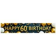thumbnail image 2 of Golden Glittery Happy 60th Birthday Banner Background Decors Party Supplies Birthday Decoration Photography Props Backdrop Party Decorations, 2 of 8