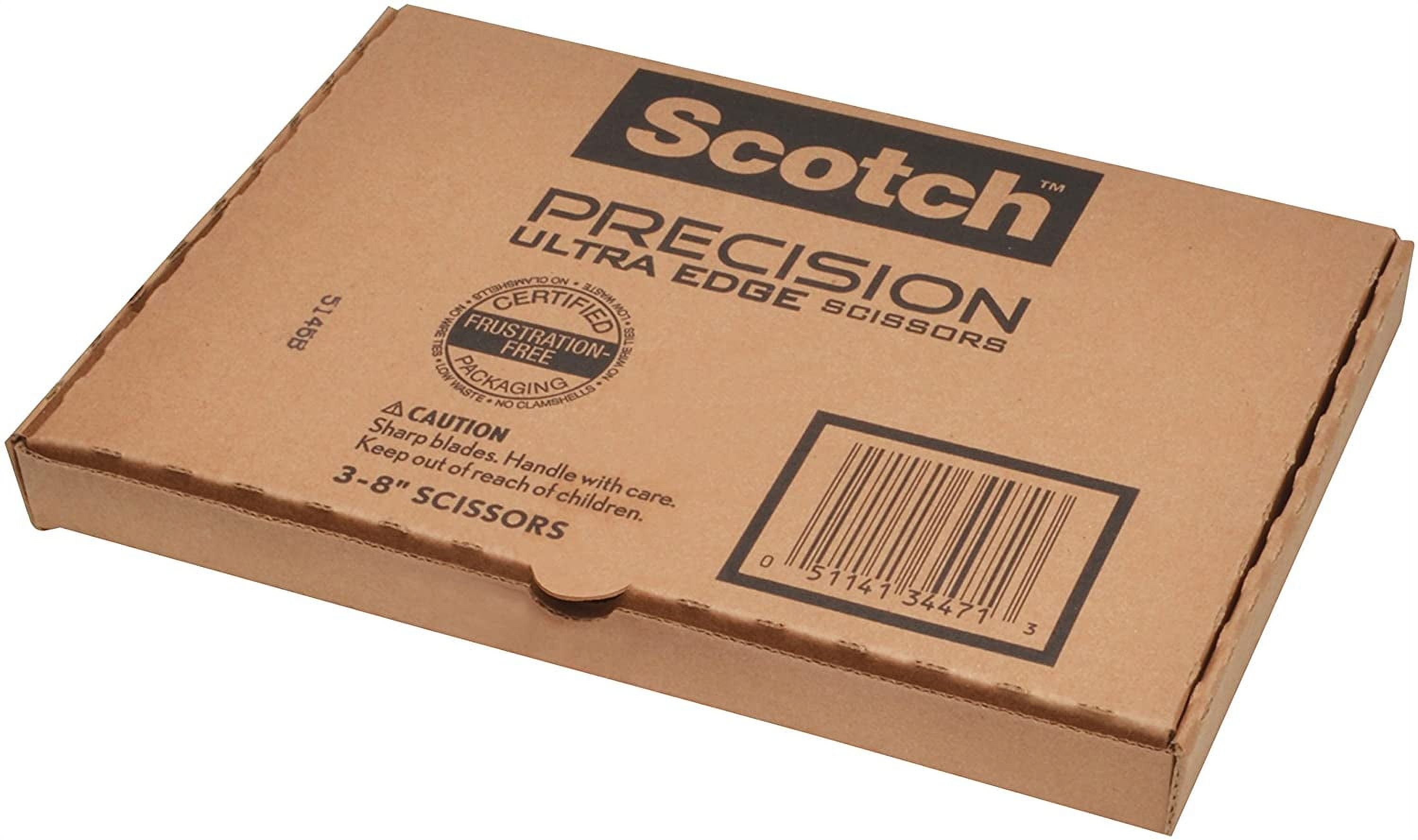 Scotch Brand Precision Ultra Edge Scissors 8 Inch 3-Pack (1458