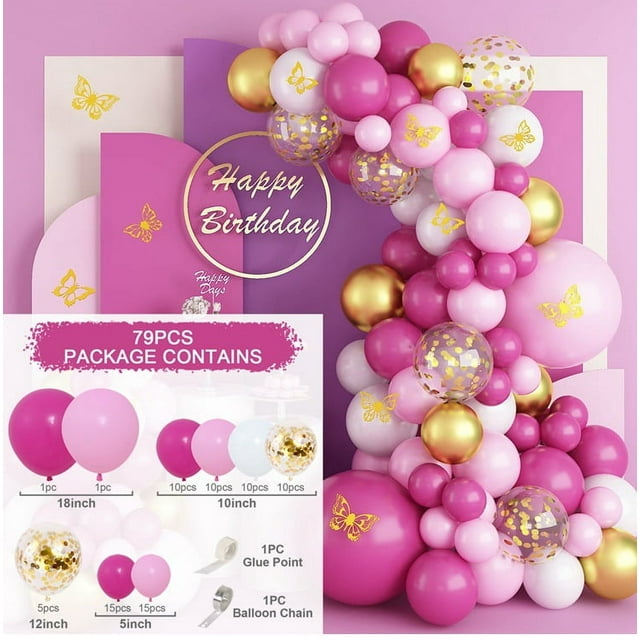 Party Balloons for Birthday Boho Wedding Anniversary Engagement Decorations