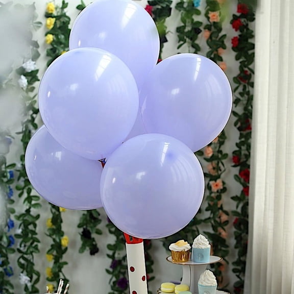 BalsaCircle 25 Periwinkle Matte Round 10" Latex Helium Plain Balloons Wedding Birthday