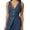 Blue, variant on Women'S Denim 2 Piece Set Casual Sleeveless V Neck Jean Vest Tops and High Waist Shorts Outfit Tracksuits Blue S