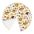 thumbnail image 3 of Balery Thanksgiving Printed Christmas Tree Skirt , Merry Christmas Party Christmas Tree Decoration,Adjustable Tree Skirt-36", 3 of 8