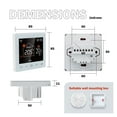 thumbnail image 7 of Thermostat For Gas Boiler, Floor Heating Tuya Smart Room Temperature Regulator Works Home LCD Screen, 7 of 7