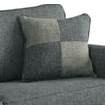 thumbnail image 2 of Sofa with Fabric Upholstery and Rolled Design Arms Gray - Saltoro Sherpi, 2 of 5