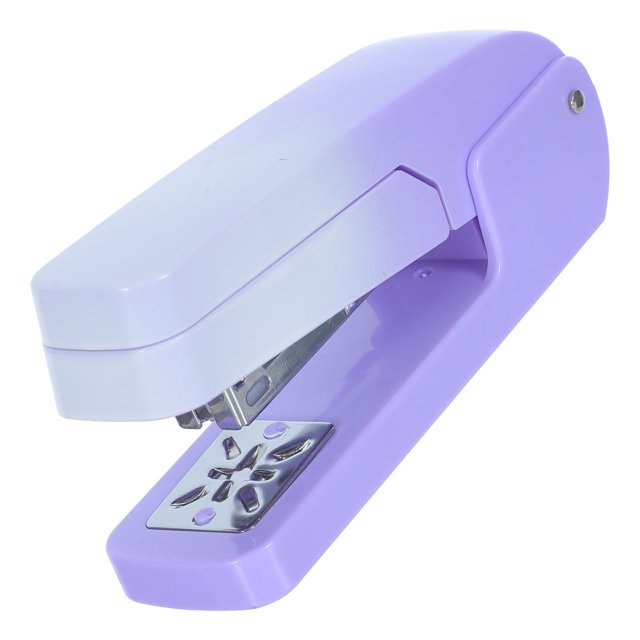 OHOIOLLA 1Jgo Grapadora Morada Para Escritorio Con Mecanismo Rotatorio Ideal Para Oficina Y Hogar
