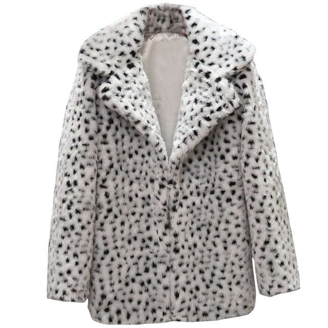 Women Solid Color Coat Fluffy Jacket Button Down Overcoat Warm Winter Overcoat Long Sleeve Cardigan Windproof Outer Coat