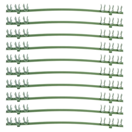 

Tinksky 50pcs Cucumber Support Buckle Adjustable Tomato Climbing Vine Plant Trellis Connecting Buckle (Fit for 8mm Round Tube)