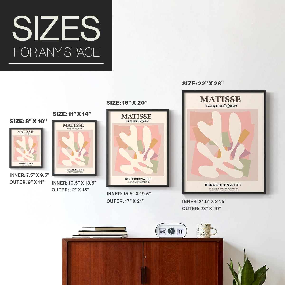 Matisse LV Framed Print - Solid Wood