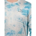 thumbnail image 4 of Realtree Men's Long Sleeve Reversible Crew Neck Fishing Tee Aspect Crystal Blue, L, 4 of 4