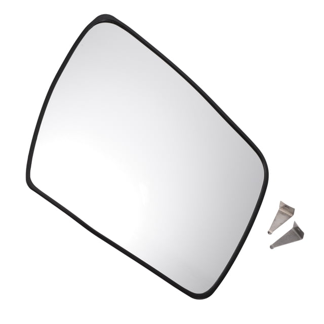 Reemplazo de vidrio de espejo retrovisor derecho para KIA Soul, vidrio blanco no calefaccionado con respaldo