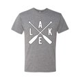 thumbnail image 2 of Wild Bobby, Lake Cross Paddles, Men Premium Tri Blend Tee, Premium Heather, XX-Large, 2 of 4