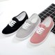 thumbnail image 4 of Zapatillas de lona para mujer con cordones y parte superior baja, tenis casuales ligeros, 4 of 5