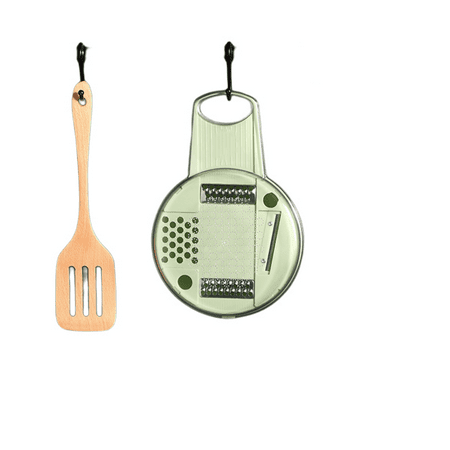 

Slicer For Kitchen Vegetable Slicer Multi Blade Removable Slicer Vegetable Cutter Food Cheese Potato Slicer Shredder Handheld Kitchen Gadget For Fruit Vegetable(Green)