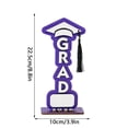 thumbnail image 3 of karymi 2026 Graduation Season Wooden Tabletop Display Stand Ornament Natural Finish Photo Holder Bookend Keepsake Gift for Graduate Memory Decor 8.86×3.94 in Living Room Decor, 3 of 8