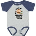 thumbnail image 3 of Inktastic Monkey I Love Hanging out with My Cousin Boys or Girls Baby Bodysuit, 3 of 5