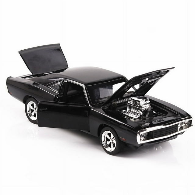 Modelo a escala 1:32 Mustang GT Black GT500 de 1967